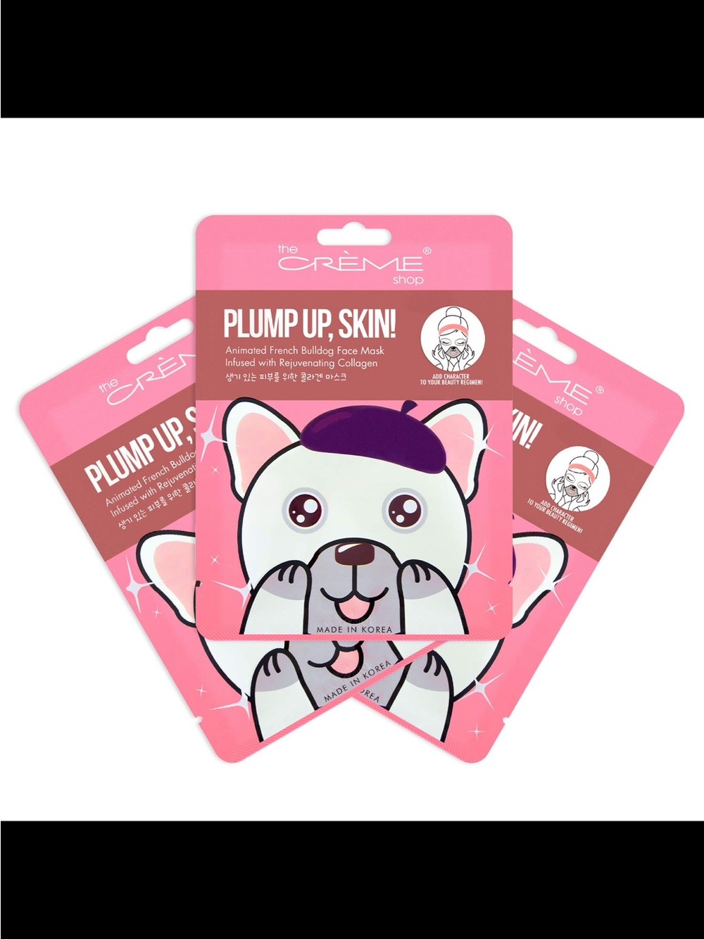 The Creme Shop 3-Pack of Plump Up Skin Masks